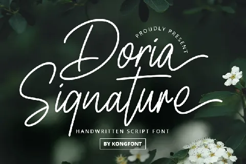 Doria Signature font