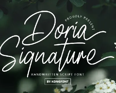 Doria Signature font