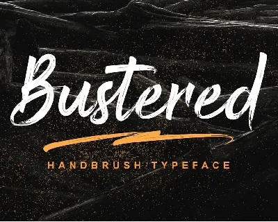 Bustered font