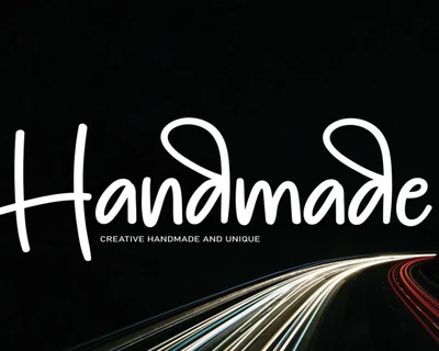 Handmade Script font