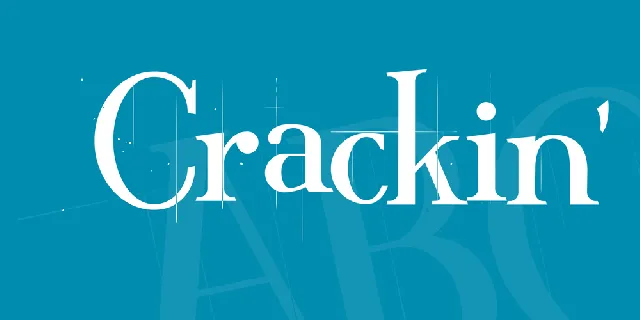 Crackin' font