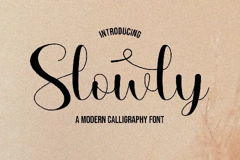 Slowly font