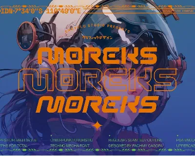 MOREKS font