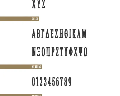 Sanek Typeface font