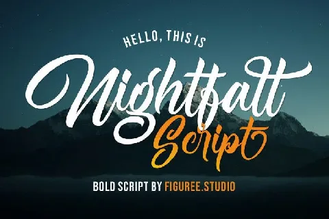 Nightfall Script font