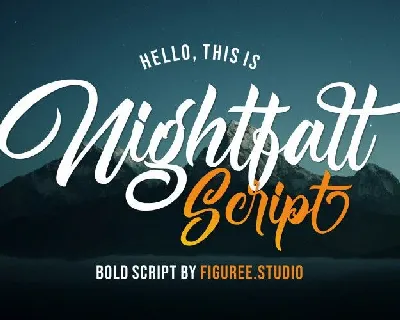 Nightfall Script font