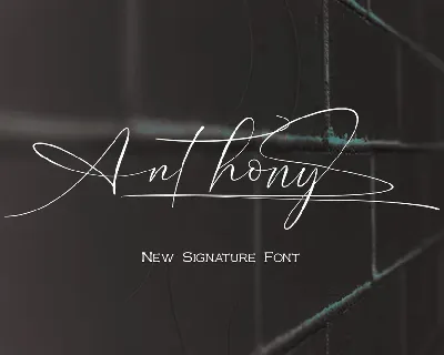 Anthony Free font