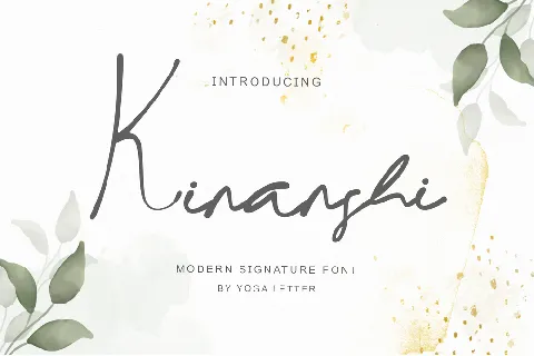 Kinanshi font