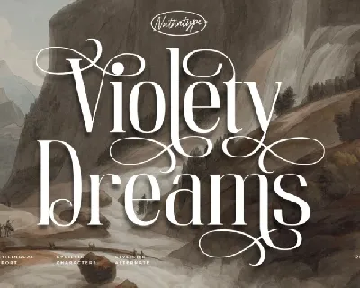 Violety Dreams font