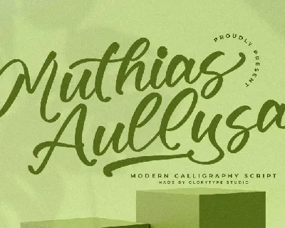 Muthias Aullysa font