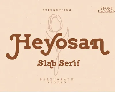 Heyosan font