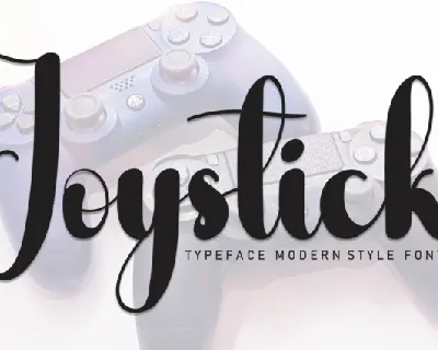 Joystick Script font