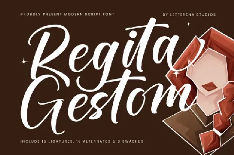 Regita Gestom font