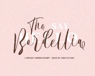 The Bordellia Duo font