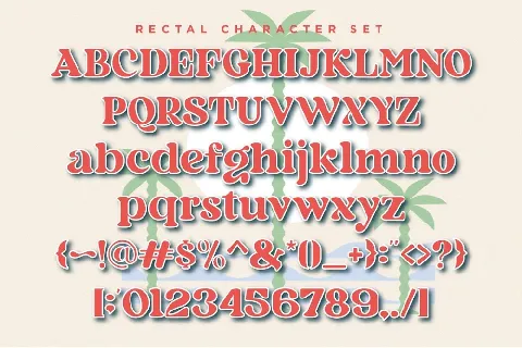 Rectal font