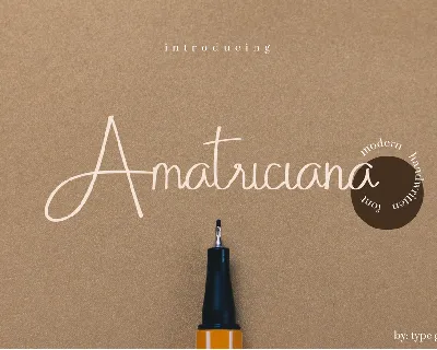 Amatriciana font