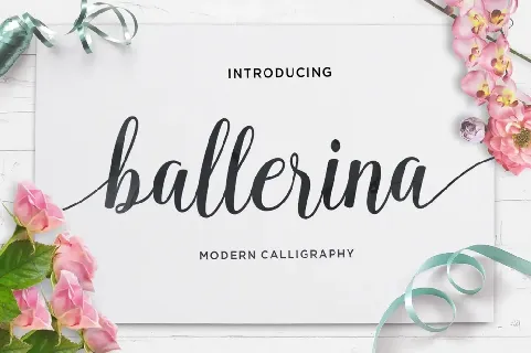 Ballerina Script font