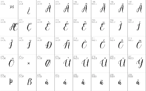 Ballerina Script font