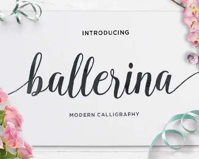 Ballerina Script font