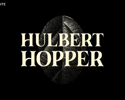 Hulbert Hopper Display font
