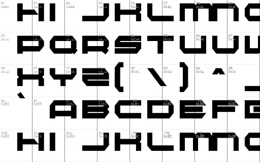 BEXAGO font