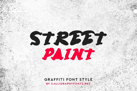 Street Paint font
