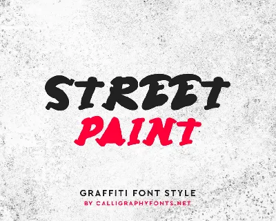 Street Paint font
