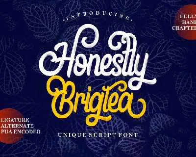 Honestly Brigtea Script font