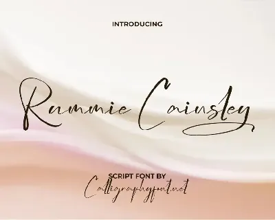Rummie Cainsley Demo font