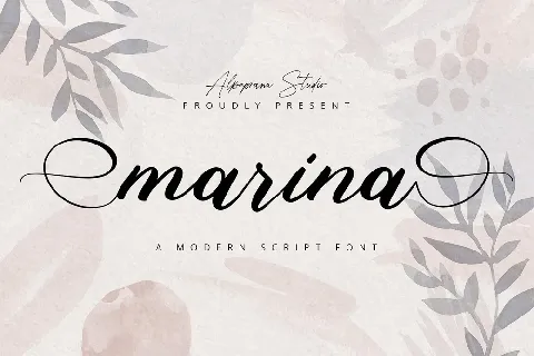 Marina font