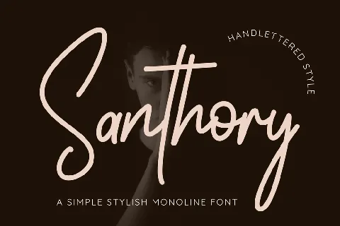 Santhory Stylish font