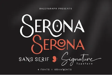 Serona font