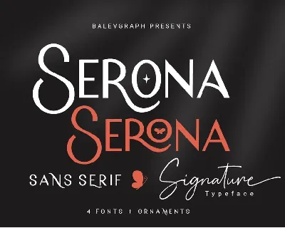 Serona font