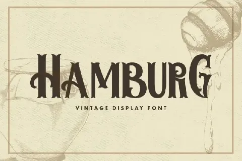 Hamburg Vintage Style font