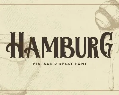 Hamburg Vintage Style font
