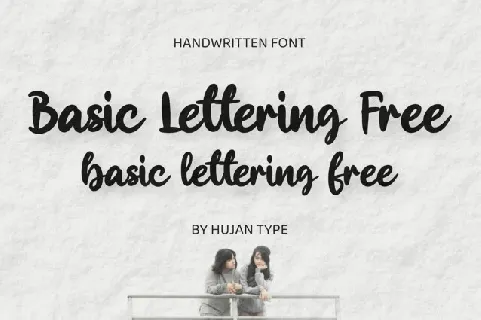 Basic Lettering font