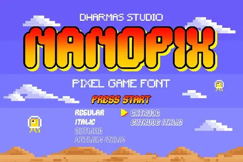 Nano Pix DEMO font