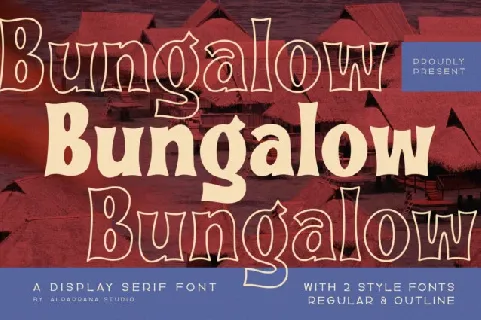 Bungalow font