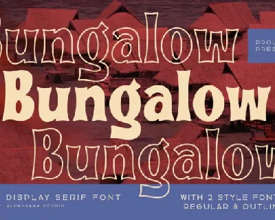 Bungalow font