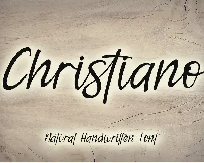 Christiano - Personal Use font