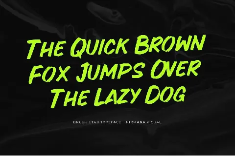 Star Brush - Demo Version font