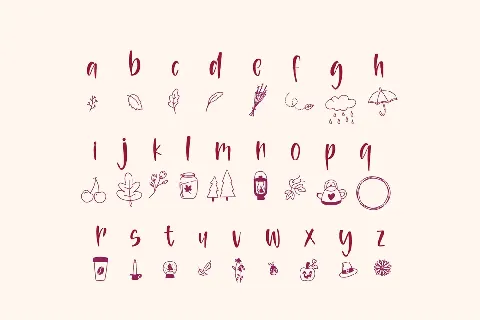 Autumn Dingbats font