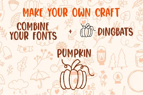 Autumn Dingbats font