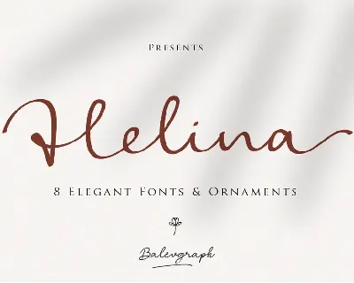 Helina Script Family font