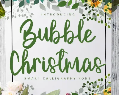 Bubbke Christmas Script font