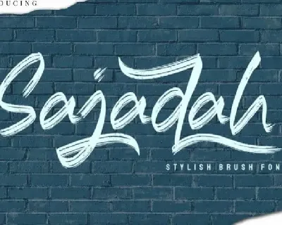 Sajadah Brush font