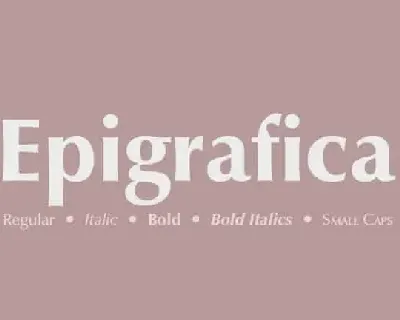 Epigrafica Sans Serif font