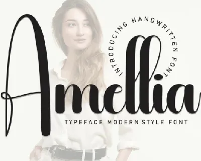 Amellia Script font