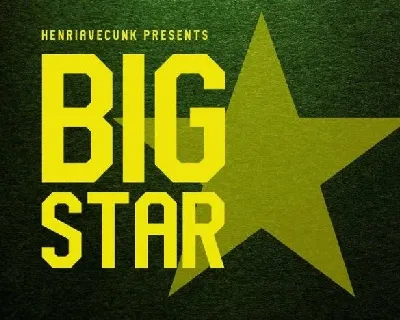 Big Star font