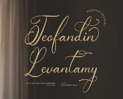 Teofandin Levantamy font